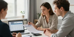 combien emprunter avec 900 euros par mois