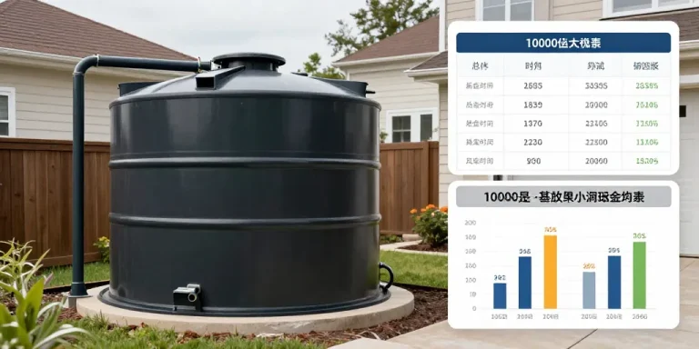 cuve récupération eau de pluie 10000l