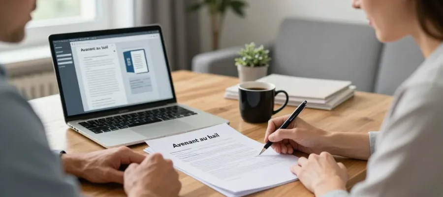 avenant au bail modèle