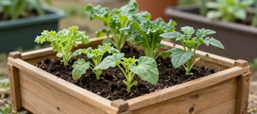 bac en bois pour potager