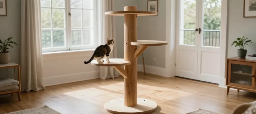 bricolage arbre a chat maison