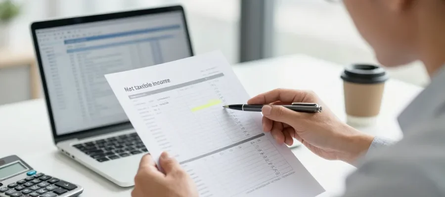 c est quoi le revenu net imposable