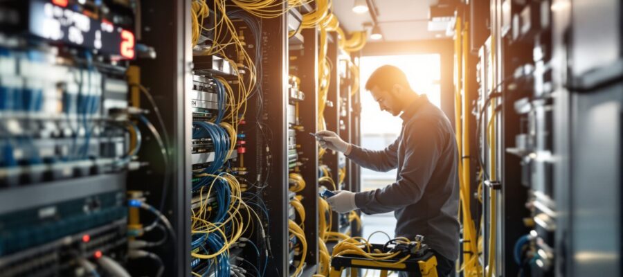 local technique fibre immeuble