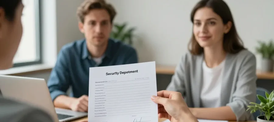 reçu pour dépot de garantie